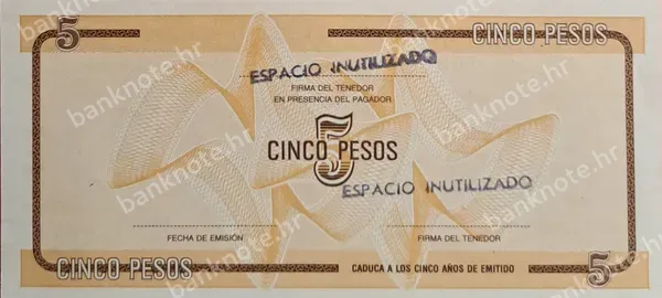 5 Pesos, Kuba, 1985