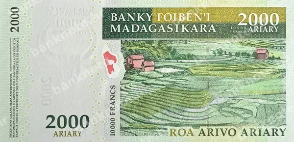 2000 Ariary, Madagaskar, 2007