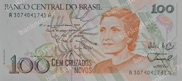 100 Cruzados Novos, ND (1989)