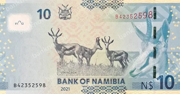 10 Dollars, Namibija, 2015/2021
