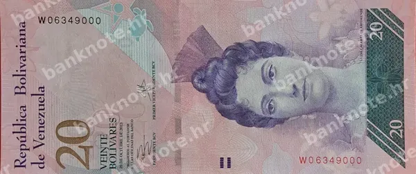 20 Bolivares, 2013