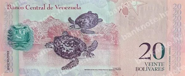 20 Bolivares, Venezuela, 2013