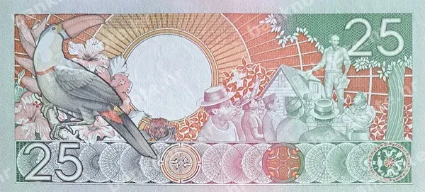 25 Gulden, Surinam, 9.1.1988