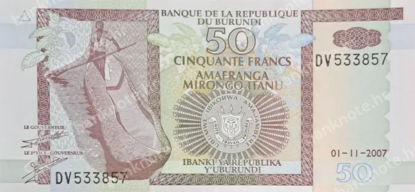 50 Francs, 1.11.2007