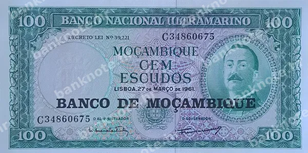 100 Escudos, 27.03.1961 (1976)