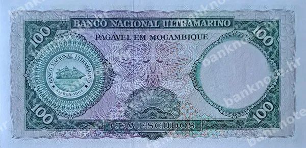 100 Escudos, Mozambik, 27.03.1961 (1976)