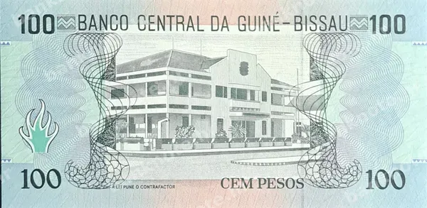 100 Pesos, Gvineja Bisau, 1.3.1990