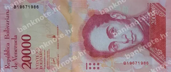 20000 Bolivares, 13.12.2017