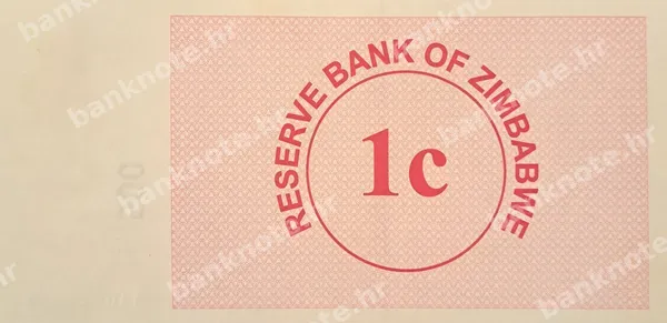 1 Cent, Zimbabve, 1.8.2006