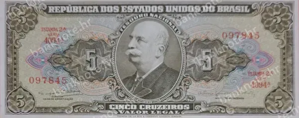 5 Cruzeiros, ND (1962-1964)
