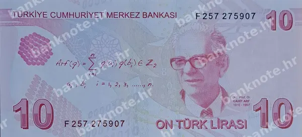 10 Türk Lirası, Turska, 2009 (2021)