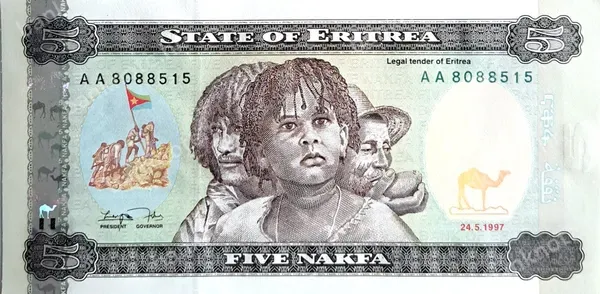 5 Nakfa, 24.5.1997